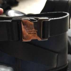 Gucci high heel shoes size 38.5 in black